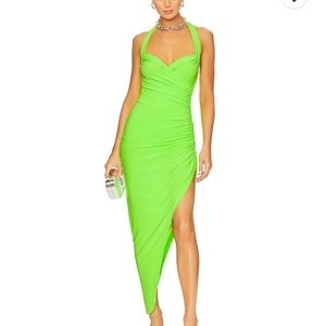 Norma Kamali Cayla Drape Dress